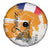 Bastille Day Spare Tire Cover France Typography Art Grunge Style
