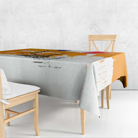 Bastille Day Tablecloth France Typography Art Grunge Style