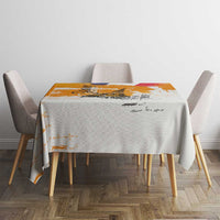 Bastille Day Tablecloth France Typography Art Grunge Style
