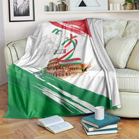 Italian National Day Blanket Festa della Repubblica-The Colosseum Grunge Style