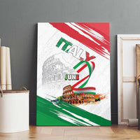 Italian National Day Canvas Wall Art Festa della Repubblica-The Colosseum Grunge Style