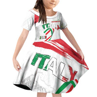 Italian National Day Family Matching Off Shoulder Short Dress and Hawaiian Shirt Festa della Repubblica-The Colosseum Grunge Style