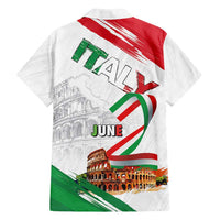 Italian National Day Family Matching Summer Maxi Dress and Hawaiian Shirt Festa della Repubblica-The Colosseum Grunge Style