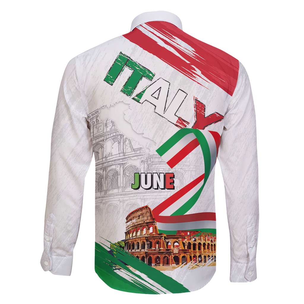 Italian National Day Family Matching Tank Maxi Dress and Hawaiian Shirt Festa della Repubblica-The Colosseum Grunge Style