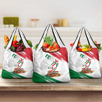 Italian National Day Grocery Bag Festa della Repubblica-The Colosseum Grunge Style