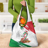 Italian National Day Grocery Bag Festa della Repubblica-The Colosseum Grunge Style