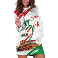 Italian National Day Hoodie Dress Festa della Repubblica-The Colosseum Grunge Style