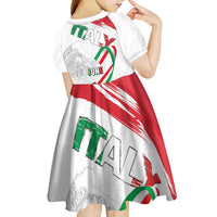Italian National Day Kid Short Sleeve Dress Festa della Repubblica-The Colosseum Grunge Style