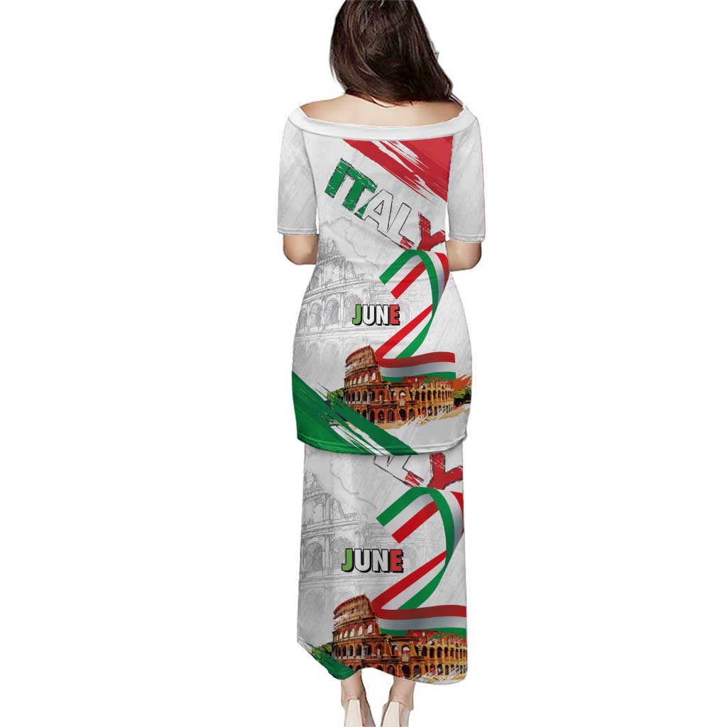 Italian National Day Puletasi Festa della Repubblica-The Colosseum Grunge Style