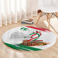 Italian National Day Round Carpet Festa della Repubblica-The Colosseum Grunge Style