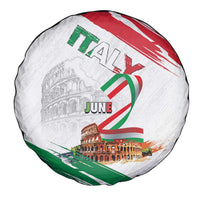 Italian National Day Spare Tire Cover Festa della Repubblica-The Colosseum Grunge Style