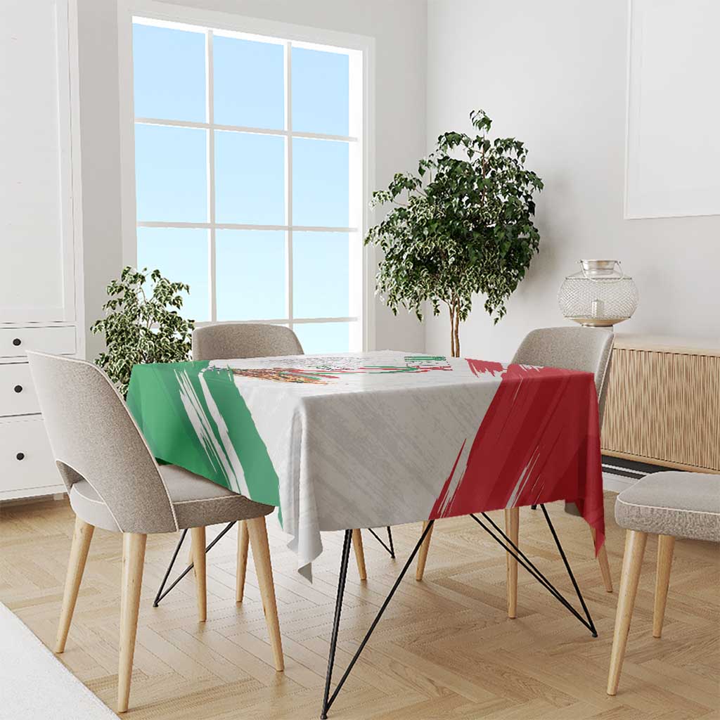 Italian National Day Tablecloth Festa della Repubblica-The Colosseum Grunge Style