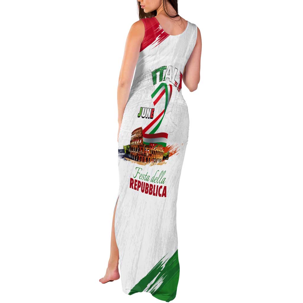 Italian National Day Tank Maxi Dress Festa della Repubblica-The Colosseum Grunge Style
