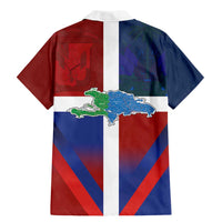 Haiti and Dominican Republic Family Matching Mermaid Dress and Hawaiian Shirt Hispaniola with Emblems and Flag Style