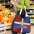 Haiti and Dominican Republic Grocery Bag Hispaniola with Emblems and Flag Style
