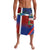 Haiti and Dominican Republic Lavalava Hispaniola with Emblems and Flag Style
