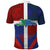 Haiti and Dominican Republic Polo Shirt Hispaniola with Emblems and Flag Style