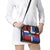 Haiti and Dominican Republic Shoulder Handbag Hispaniola with Emblems and Flag Style