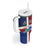Haiti and Dominican Republic Tumbler With Handle Hispaniola with Emblems and Flag Style