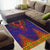Haiti Choeblack Dashiki Style Area Rug Blue Color