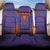 Haiti Choeblack Dashiki Style Back Car Seat Cover Blue Color