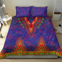 Haiti Choeblack Dashiki Style Bedding Set Blue Color