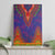 Haiti Choeblack Dashiki Style Canvas Wall Art Blue Color