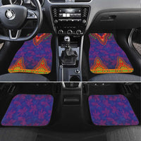 Haiti Choeblack Dashiki Style Car Mats Blue Color