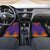 Haiti Choeblack Dashiki Style Car Mats Blue Color