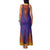 Haiti Choeblack Dashiki Style Family Matching Tank Maxi Dress and Hawaiian Shirt Blue Color