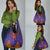 Haiti Choeblack Dashiki Style Grocery Bag Blue Color
