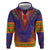 Haiti Choeblack Dashiki Style Hoodie Blue Color