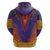 Haiti Choeblack Dashiki Style Hoodie Blue Color