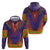 Haiti Choeblack Dashiki Style Hoodie Blue Color