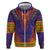 Haiti Choeblack Dashiki Style Hoodie Blue Color