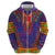 Haiti Choeblack Dashiki Style Hoodie Blue Color