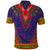 Haiti Choeblack Dashiki Style Polo Shirt Blue Color