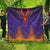 Haiti Choeblack Dashiki Style Quilt Blue Color