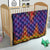 Haiti Choeblack Dashiki Style Quilt Blue Color