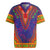Haiti Choeblack Dashiki Style Rugby Jersey Blue Color