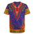 Haiti Choeblack Dashiki Style Rugby Jersey Blue Color