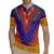 Haiti Choeblack Dashiki Style Rugby Jersey Blue Color