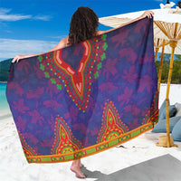Haiti Choeblack Dashiki Style Sarong Blue Color