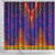Haiti Choeblack Dashiki Style Shower Curtain Blue Color