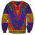 Haiti Choeblack Dashiki Style Sweatshirt Blue Color