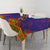 Haiti Choeblack Dashiki Style Tablecloth Blue Color
