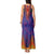 Haiti Choeblack Dashiki Style Tank Maxi Dress Blue Color