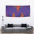 Haiti Choeblack Dashiki Style Tapestry Blue Color