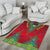 Haiti Choeblack Dashiki Style Area Rug Red Color