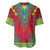 Haiti Choeblack Dashiki Style Baseball Jersey Red Color